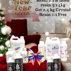 Artist resin 2:1 6 kg and flash 3:1 offer