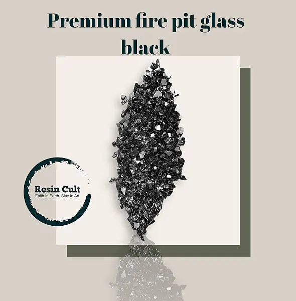 Firepit Glass Black