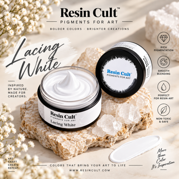 Resin Pigment Color Lacing White
