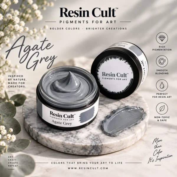 Resin Pigment Color Agate Grey