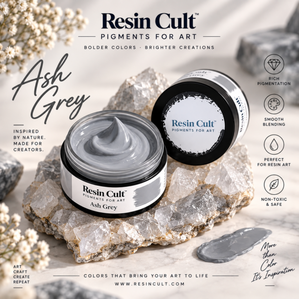 Resin Pigment Color Ash Grey