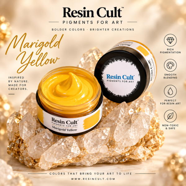Resin Pigment Color Marigold Yellow