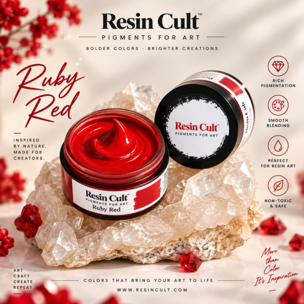 Resin Pigment Color Ruby Red