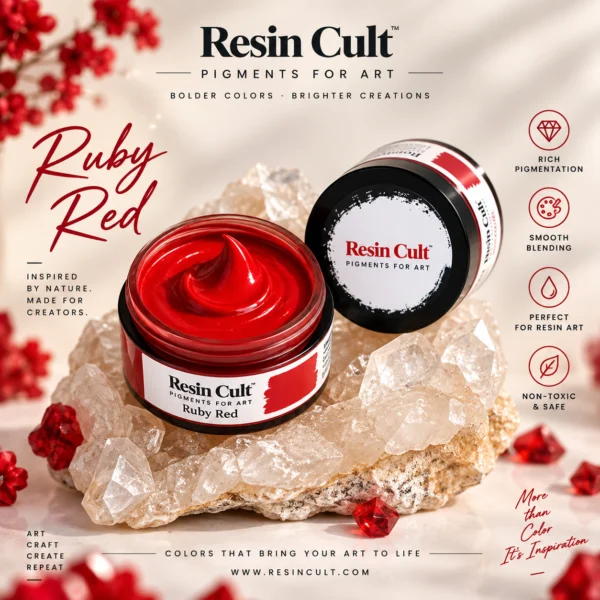 Resin Pigment Color Ruby Red